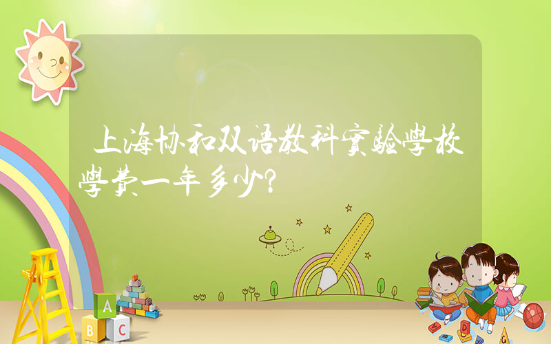 上海协和双语教科实验学校学费一年多少？